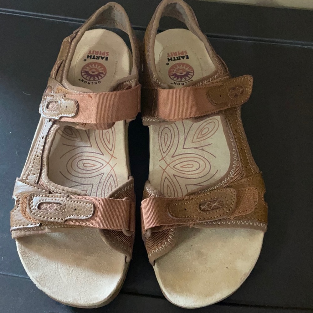 Tan Strap Sandals